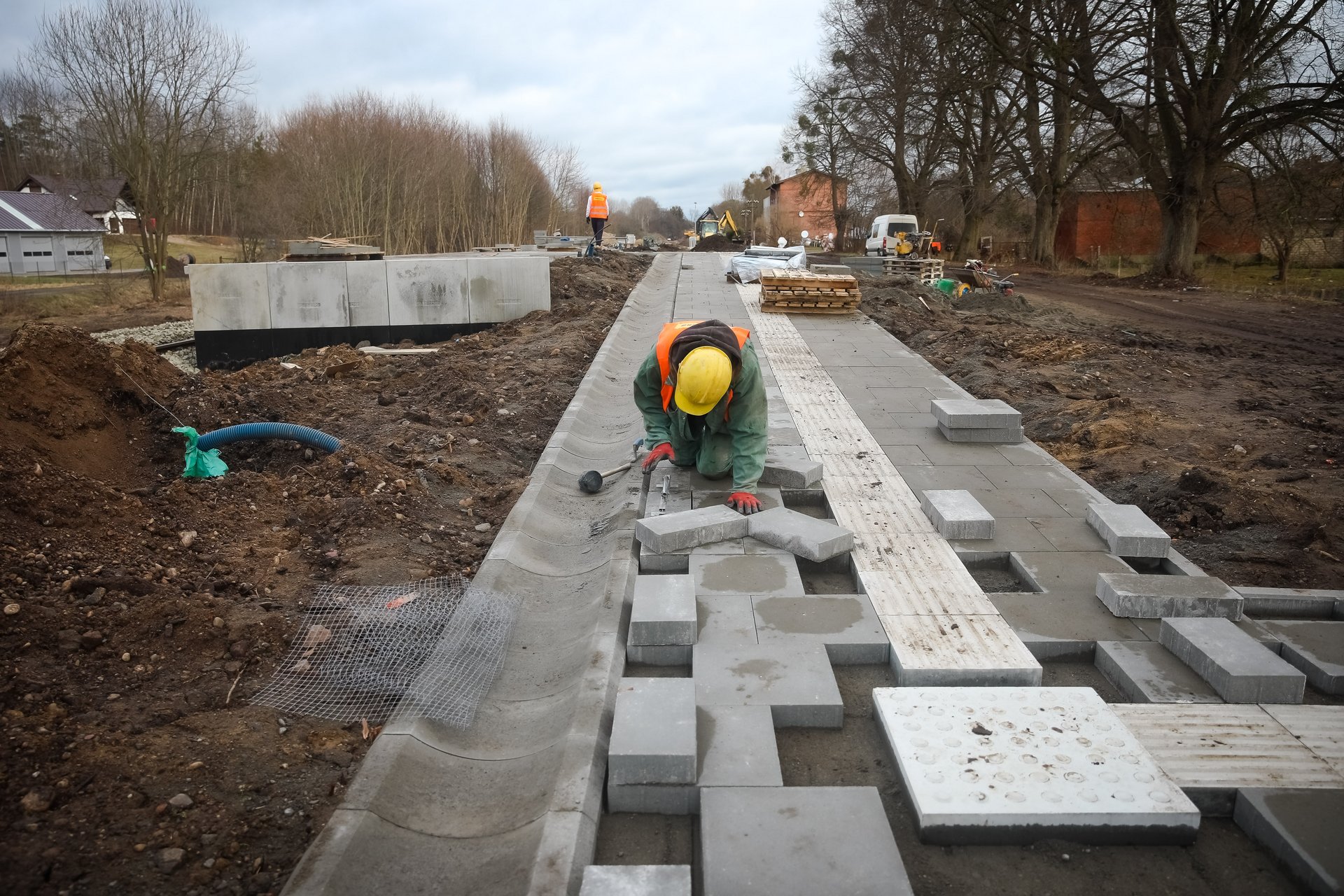 Układanie kostki brukowej